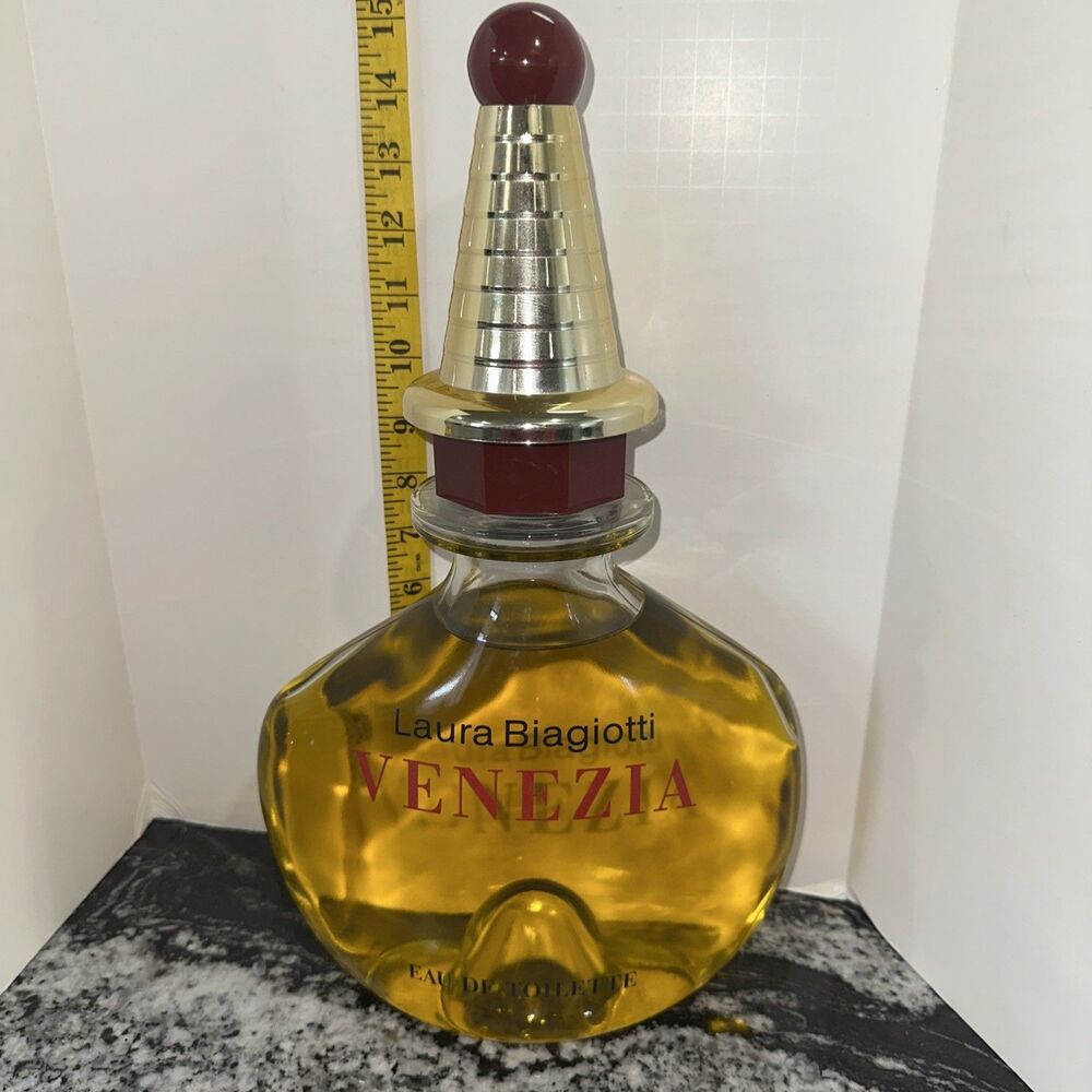 VENEZIA GIANT STORE DISPLAY BOTTLE ( 15"H X 10"W) BY LAURA BIAGIOTTI